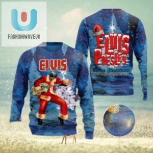 Elvis Presley Blue Christmas Santa Claus Is Back In Town Chirstmas Gifts 2024 Xmas For Family And Friends Ugly Sweater fashionwaveus 1 1