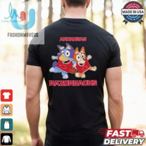 Bluey Bingo Fan Of Arkansas Razorbacks Shirt fashionwaveus 1 1