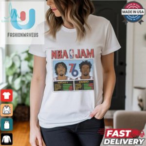 Official Nba Jam 76Ers City Maxey And Embiid Shirt fashionwaveus 1 2