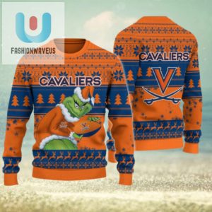 Virginia Cavaliers Grinch Ugly Christmas Sweater fashionwaveus 1 1