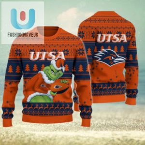 Utsa Roadrunners Grinch Ugly Christmas Sweater fashionwaveus 1 1