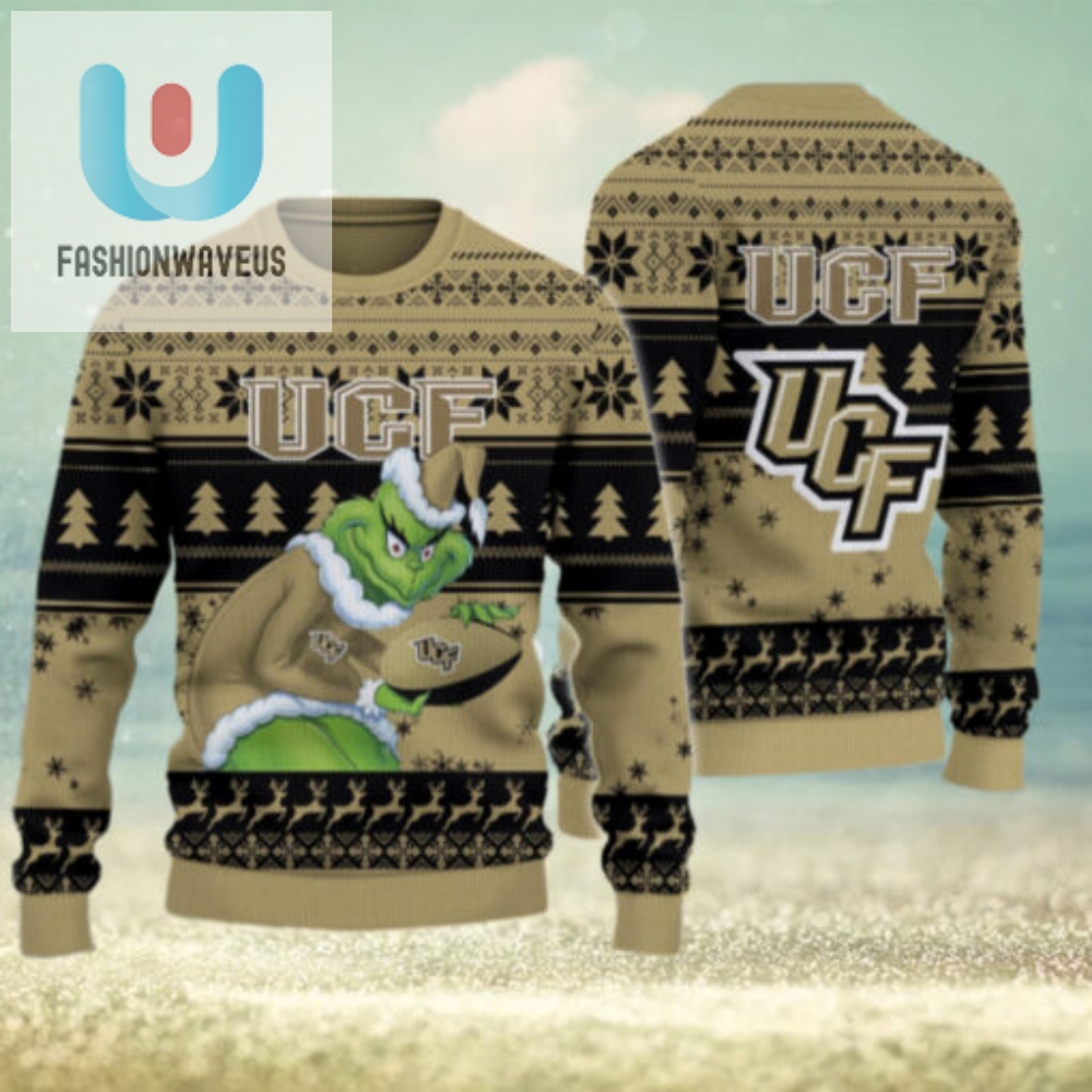 Ucf Knights Grinch Ugly Christmas Sweater 