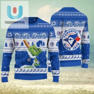 Toronto Blue Jays Grinch Christmas Ugly Sweater fashionwaveus 1 1