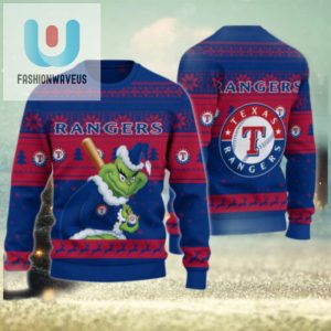 Texas Rangers Grinch Christmas Ugly Sweater fashionwaveus 1 1