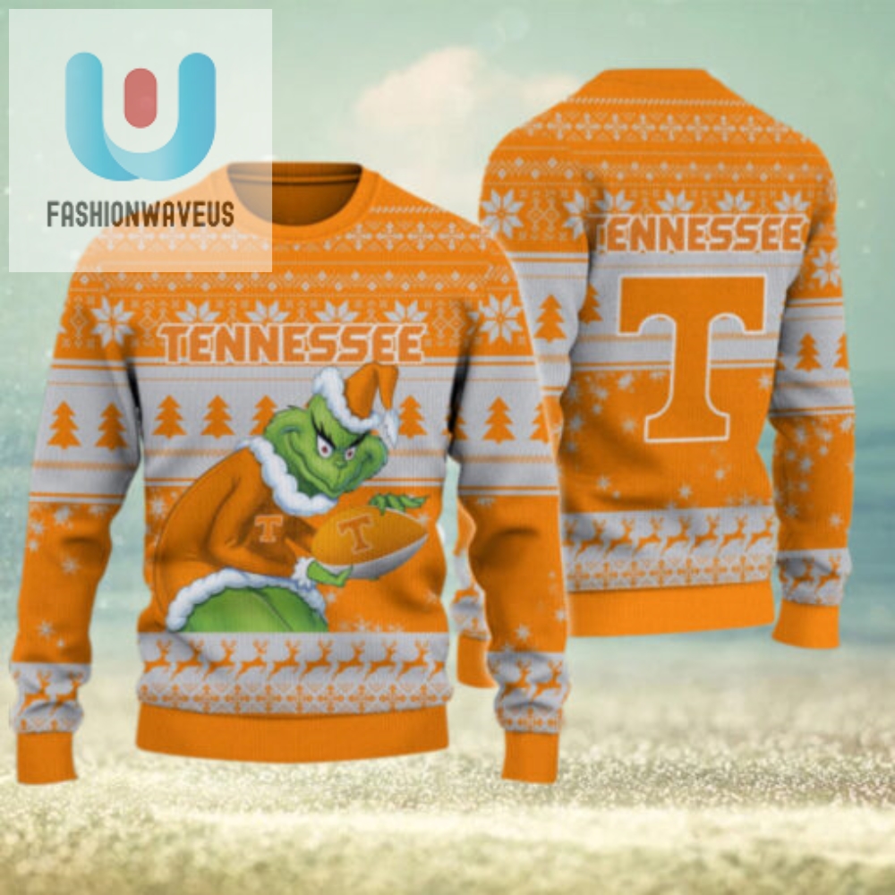 Tennessee Volunteers Grinch Ugly Christmas Sweater 