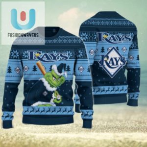 Tampa Bay Rays Grinch Christmas Ugly Sweater fashionwaveus 1 1