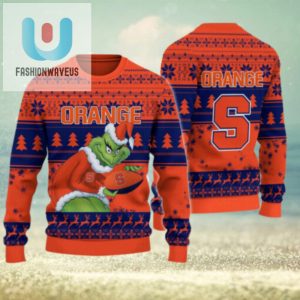 Syracuse Orange Grinch Ugly Christmas Sweater fashionwaveus 1 1