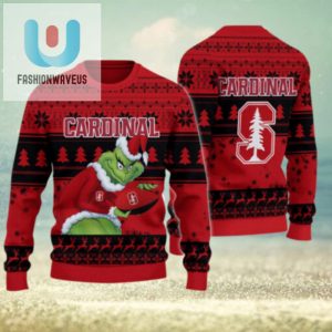 Stanford Cardinal Grinch Ugly Christmas Sweater fashionwaveus 1 1