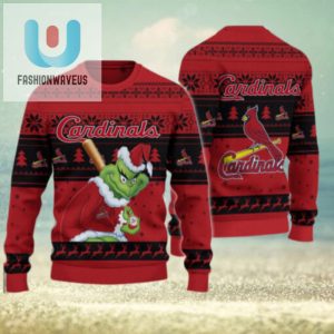 St. Louis Cardinals Grinch Christmas Ugly Sweater fashionwaveus 1 1