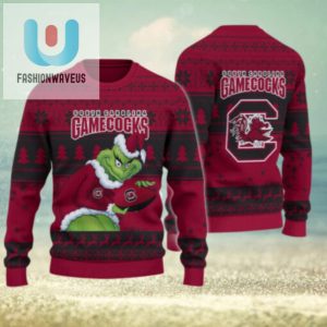 South Carolina Gamecocks Grinch Ugly Christmas Sweater fashionwaveus 1 1