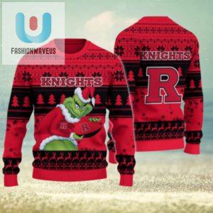 Rutgers Scarlet Knights Grinch Ugly Christmas Sweater fashionwaveus 1 1