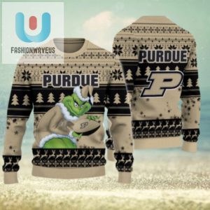 Purdue Boilermakers Grinch Ugly Christmas Sweater fashionwaveus 1 1