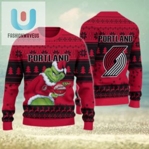 Portland Trail Blazers Grinch Christmas Ugly Sweater fashionwaveus 1 1