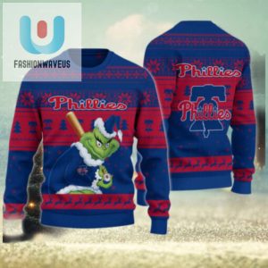 Philadelphia Phillies Grinch Christmas Ugly Sweater fashionwaveus 1 1