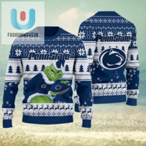 Penn State Nittany Lions Grinch Ugly Christmas Sweater fashionwaveus 1 1