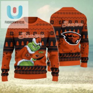 Oregon State Beavers Grinch Ugly Christmas Sweater fashionwaveus 1 1