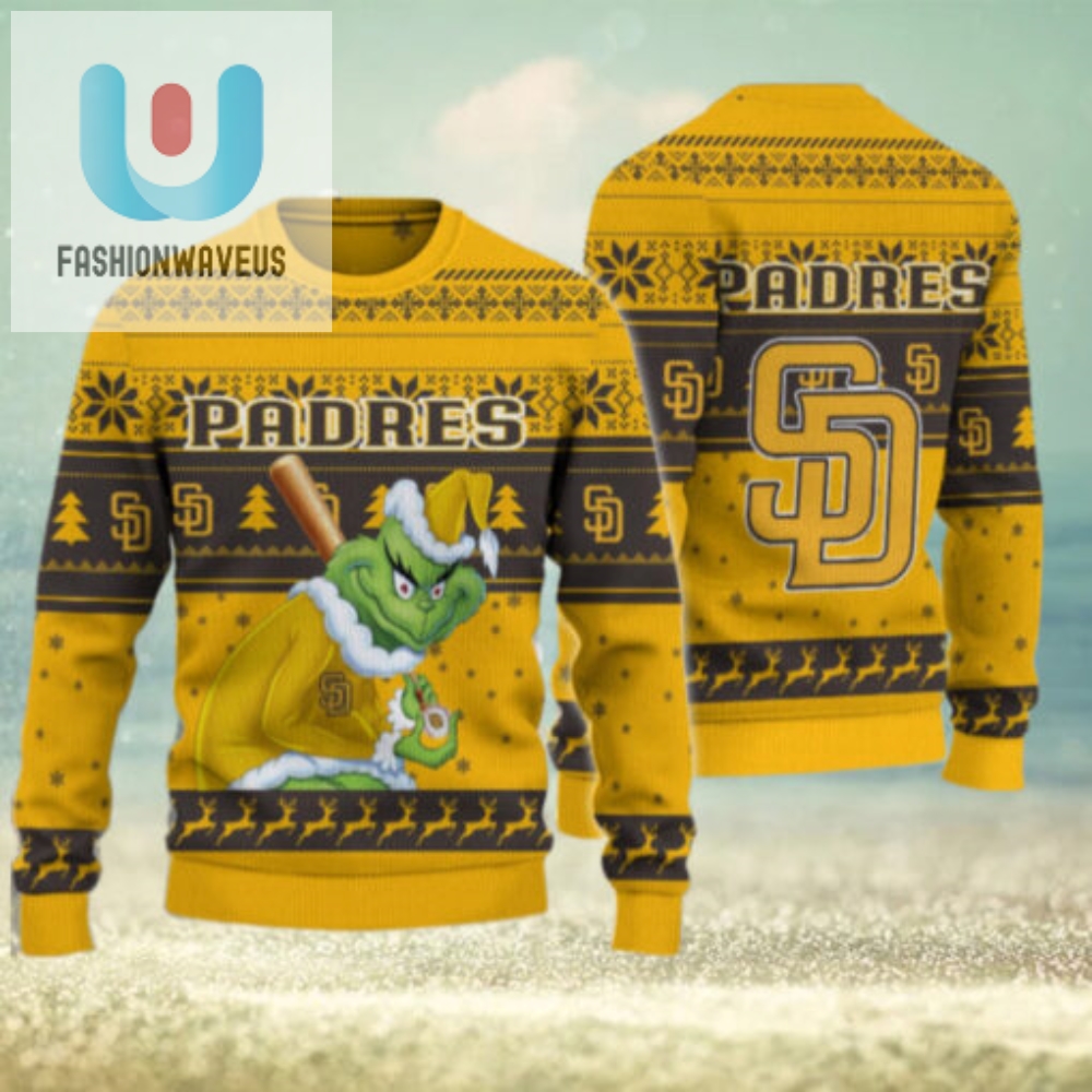 San Diego Padres Grinch Christmas Ugly Sweater 