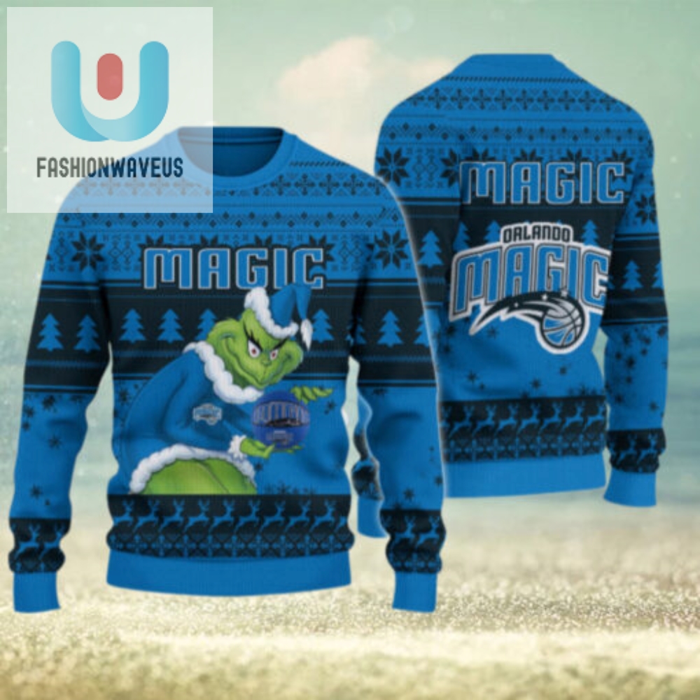 Orlando Magic Grinch Christmas Ugly Sweater 