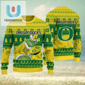 Oregon Ducks Grinch Ugly Christmas Sweater fashionwaveus 1 1