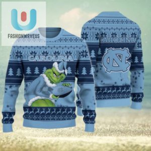 North Carolina Tar Heels Grinch Ugly Christmas Sweater fashionwaveus 1 1