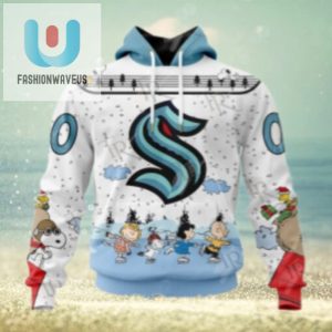 Nhl Seattle Kraken Special Peanuts Ice Skating Design Hoodie fashionwaveus 1 1