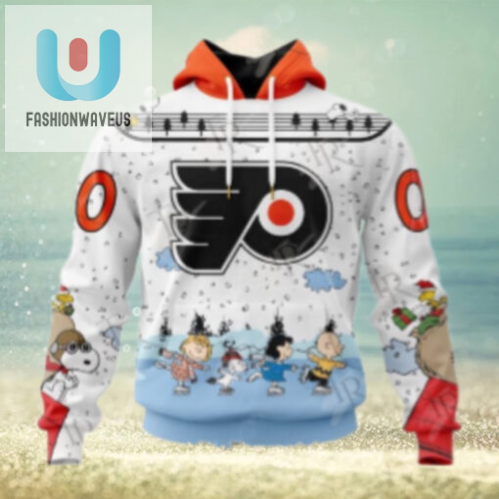 Nhl Philadelphia Flyers Special Peanuts Ice Skating Design Hoodie 