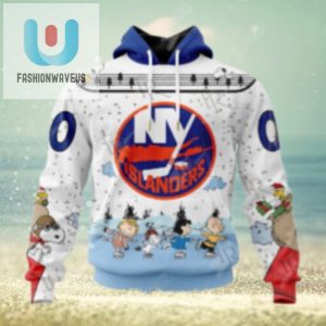 Nhl New York Islanders Special Peanuts Ice Skating Design Hoodie fashionwaveus 1 1