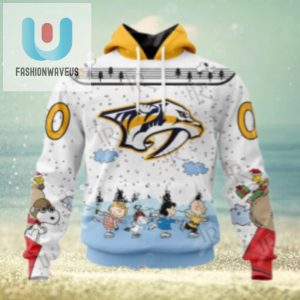 Nhl Nashville Predators Special Peanuts Ice Skating Design Hoodie fashionwaveus 1 1