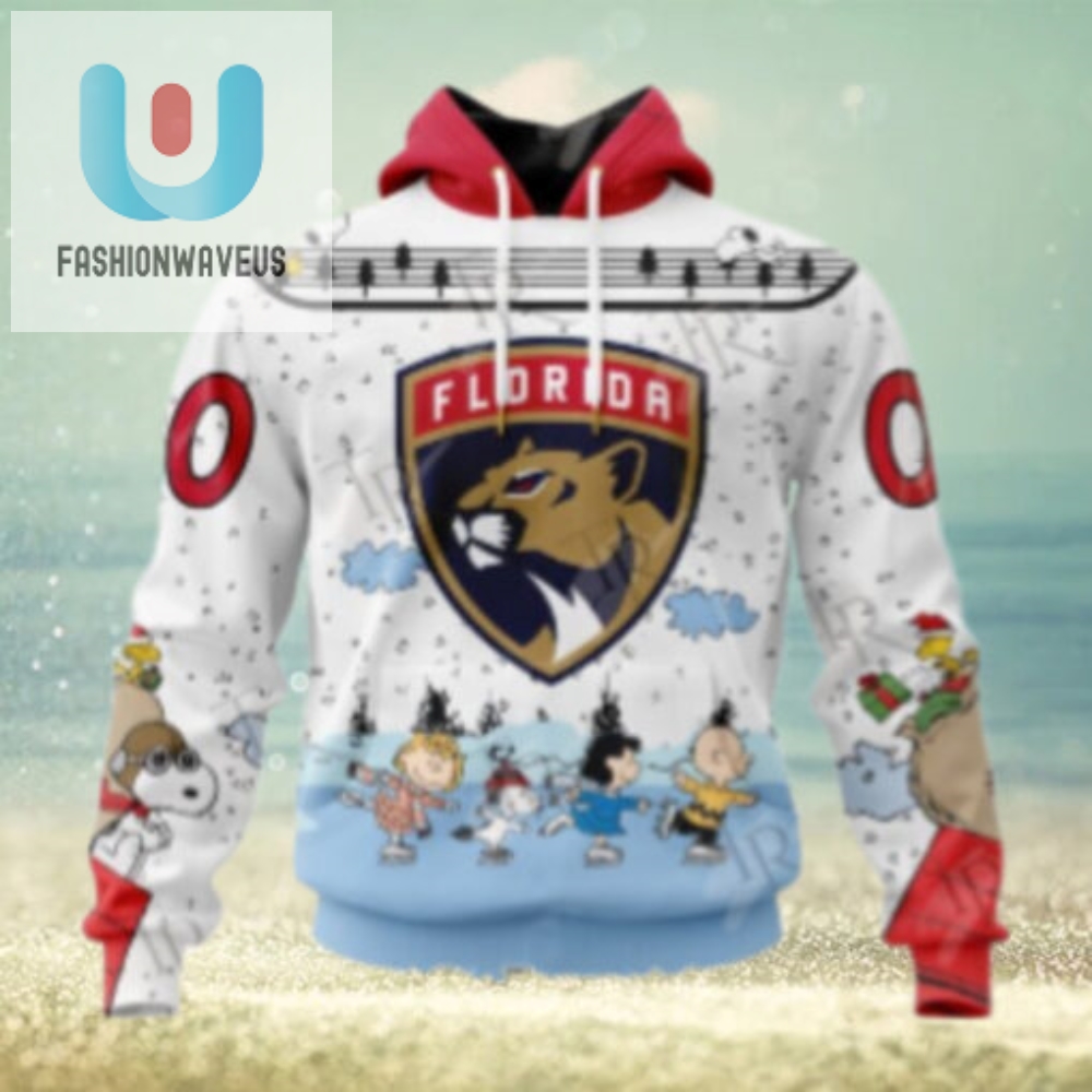 Nhl Florida Panthers Special Peanuts Ice Skating Design Hoodie 