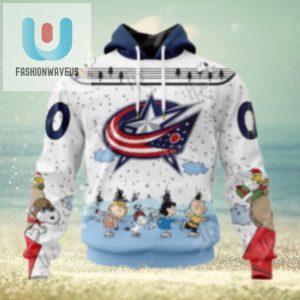 Nhl Columbus Blue Jackets Special Peanuts Ice Skating Design Hoodie fashionwaveus 1 1