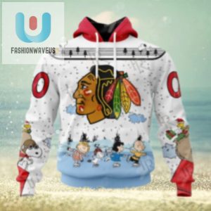 Nhl Chicago Blackhawks Special Peanuts Ice Skating Design Hoodie fashionwaveus 1 1