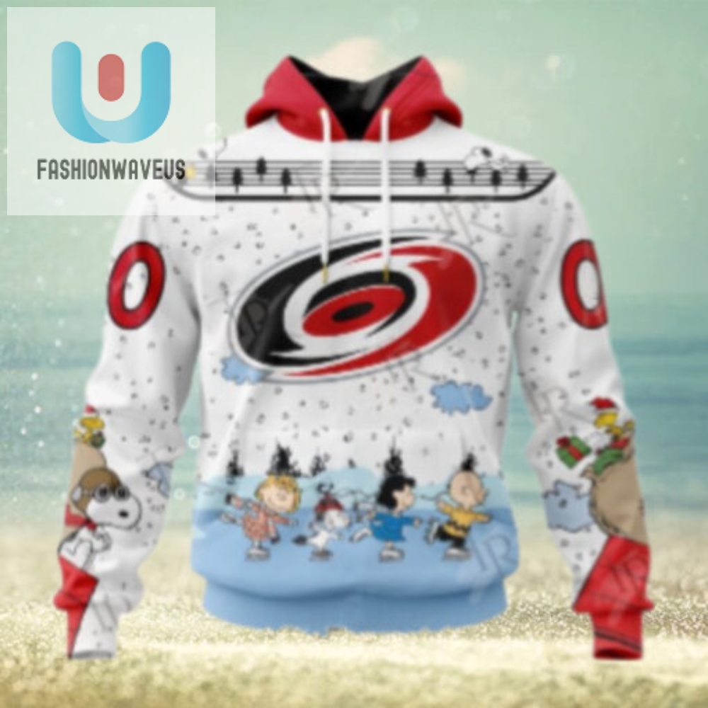 Nhl Carolina Hurricanes Special Peanuts Ice Skating Design Hoodie 