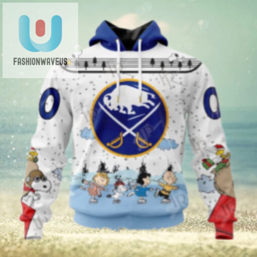 Nhl Buffalo Sabres Special Peanuts Ice Skating Design Hoodie 