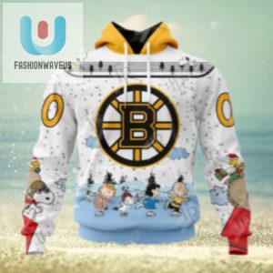 Nhl Boston Bruins Special Peanuts Ice Skating Design Hoodie fashionwaveus 1 1