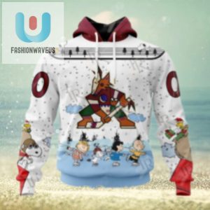 Nhl Arizona Coyotes Special Peanuts Ice Skating Design Hoodie fashionwaveus 1 1