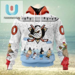 Nhl Anaheim Ducks Special Peanuts Ice Skating Design Hoodie fashionwaveus 1 1