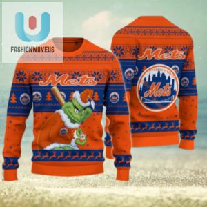 New York Mets Grinch Christmas Ugly Sweater fashionwaveus 1 1