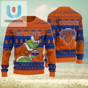 New York Knicks Grinch Christmas Ugly Sweater fashionwaveus 1 1