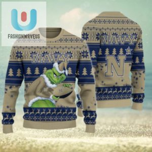 Navy Midshipmen Grinch Ugly Christmas Sweater fashionwaveus 1 1