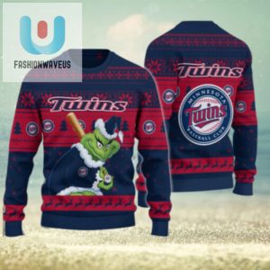 Minnesota Twins Grinch Christmas Ugly Sweater fashionwaveus 1 1