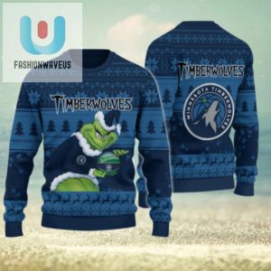 Minnesota Timberwolves Grinch Christmas Ugly Sweater fashionwaveus 1 1