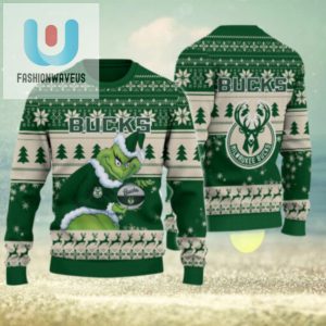 Milwaukee Bucks Grinch Christmas Ugly Sweater fashionwaveus 1 1