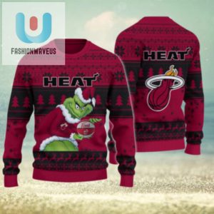 Miami Heat Grinch Christmas Ugly Sweater fashionwaveus 1 1