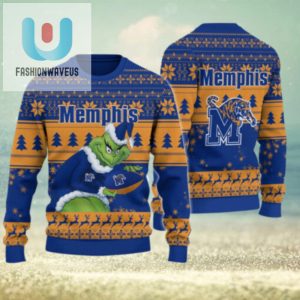 Memphis Tigers Grinch Ugly Christmas Sweater fashionwaveus 1 1