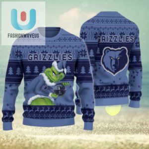 Memphis Grizzlies Grinch Christmas Ugly Sweater fashionwaveus 1 1