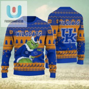 Kentucky Wildcats Grinch Ugly Christmas Sweater fashionwaveus 1 1