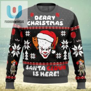 Derry Christmas Pennywise The Clown Ugly Christmas Sweater fashionwaveus 1 1