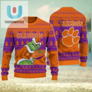 Clemson Tigers Grinch Ugly Christmas Sweater fashionwaveus 1 1