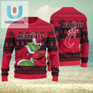 Cincinnati Bearcats Grinch Ugly Christmas Sweater fashionwaveus 1 1