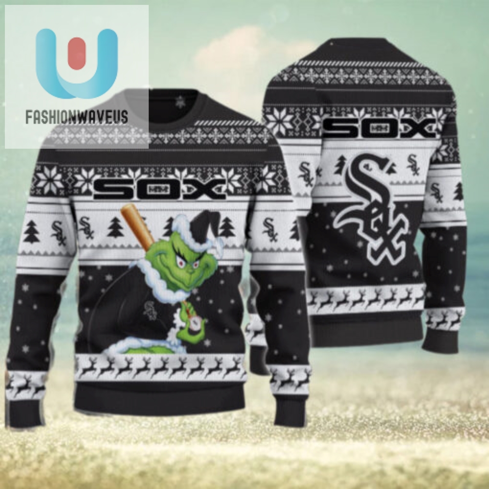 Chicago White Sox Grinch Christmas Ugly Sweater 